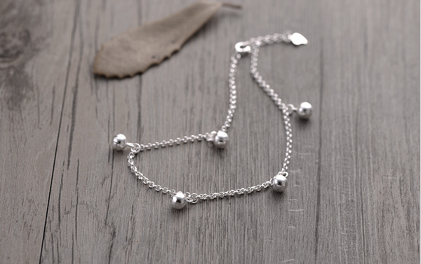 Silver Bells Anklet