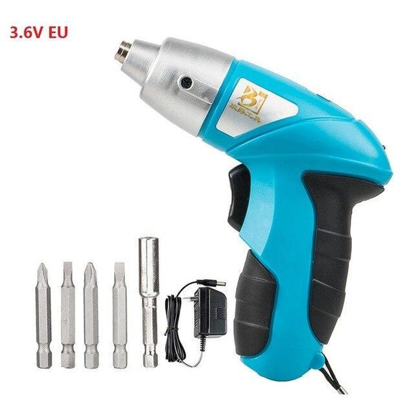 6V Electric Screwdriver Driver Power Tools Cordless Drill Wireless Mini Electric Household Drill Bits Set
