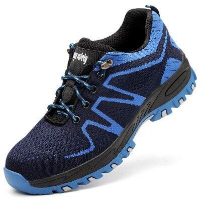 Steel head breathable electric welding insulation anti-smashing anti-smashing fashion lightweight safety protective shoes