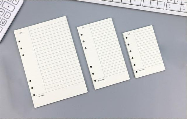 6-ring transparent A6 A5 planner binder Spiral Personal Bullet Journal clear Shell