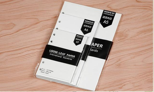 6-ring transparent A6 A5 planner binder Spiral Personal Bullet Journal clear Shell