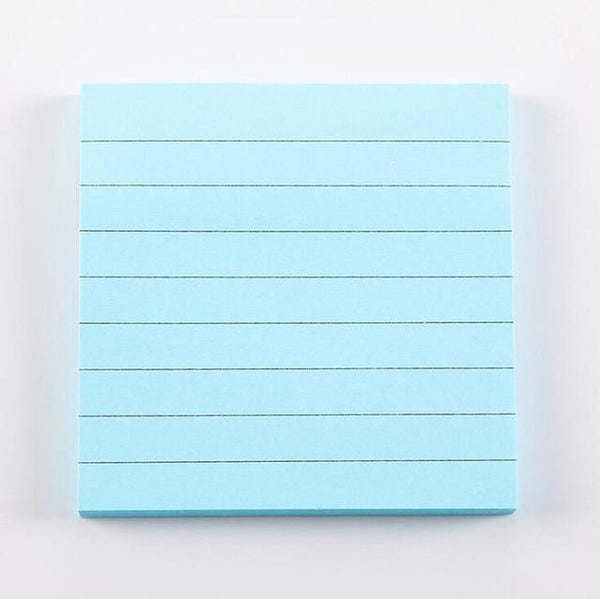 Blank Horizontal Grid Memo Pads Simple Scrapbook Sticker School Supplies Post Sticky Notes Office Stationery