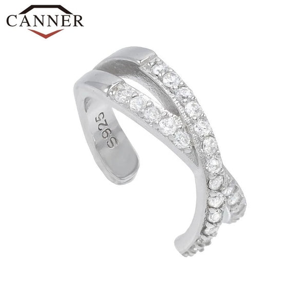 Charming Zircon Clip On Earrings