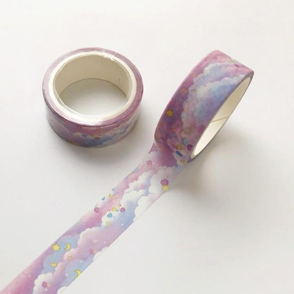 Mohamm 1Pcs Kawaii Cartoon Decoration Tape Paper Washi Masking Tape Creative Scrapbooking Stationary School Supplies