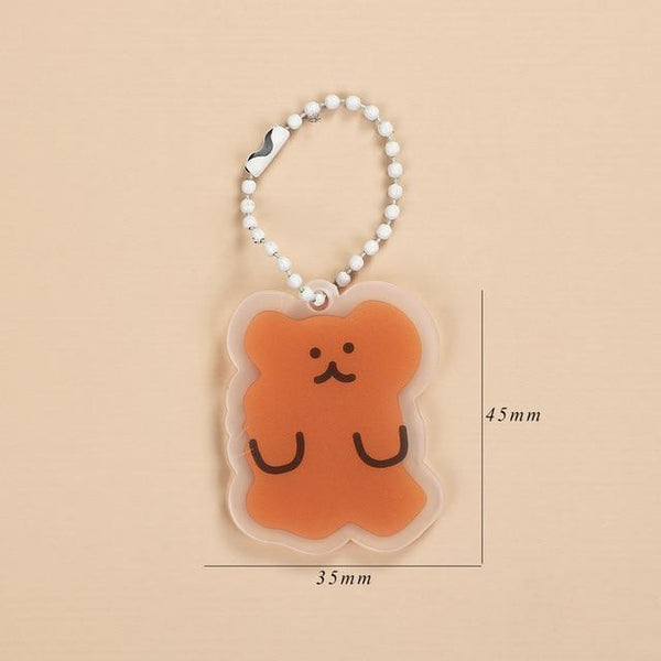 JIANWU Creative Cute Transparent 3 ring Mini Loose-leaf Hand Book Student Portable Notebook ring binder Kawaii School Supplies