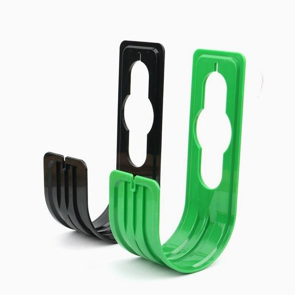 2pcs UP-CLOUD ABS Wall Mounted Soft Garden Hose Reels Storage Watering Organizer Holder Wash Car Pipe Outdoor Tap Hanger Rack