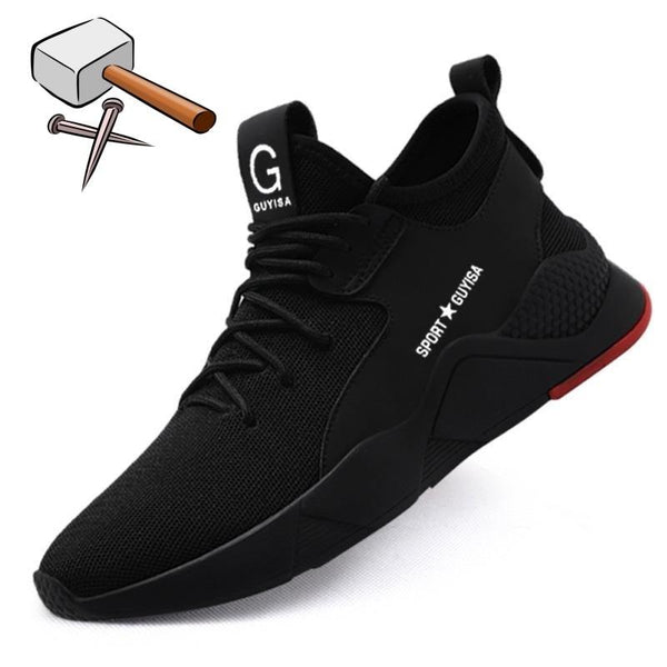 Work Safety Shoes Men's Steel Toe Casual Breathable Outdoor Sneakers Puncture Proof Boots Comfortable Industrial Shoes for Men