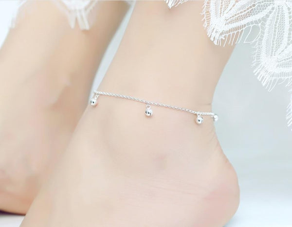 Silver Bells Anklet