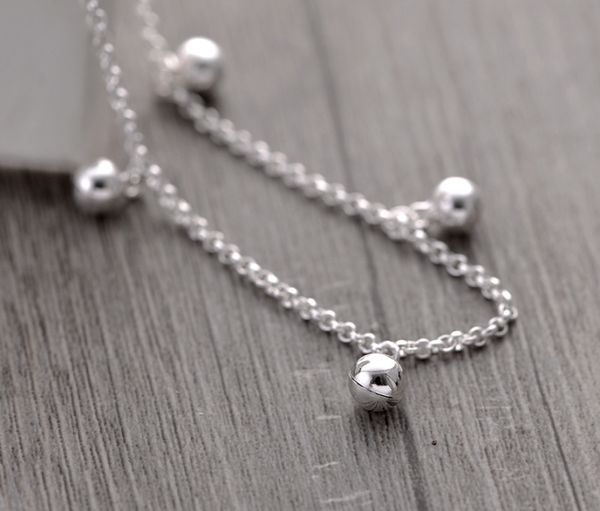 Silver Bells Anklet