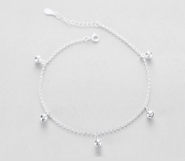 Silver Bells Anklet