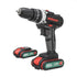 48VF 2-Speed Cordless Electric Screwdriver Impact Drill 25+1 Torque Rechargeable LI-ION Battery Electric Drill Power Tools