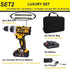 21V 18+3 Torque Hammer Drill Impact Screwdriver Cordless Drill Impact Drill Cordless Screwdriver Power Tools Electric Drill Hand
