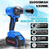 530Nm 25000mah 1/2'' Cordless Impact Wrench Power Driver Electric Wrench Socket Hand Drill Installation Power Tools