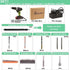 25V 48N.m Impact Battery Drill Cordless Screwdriver Power Tools Impact Electric Screwdriver Electric Impact Drills+27 Pcs Parts