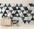 Interior Decoration Self-definition Size 3d Stereo Triangle Fashion Modern Simple TV Background Wall Wall Painting Wallpaper