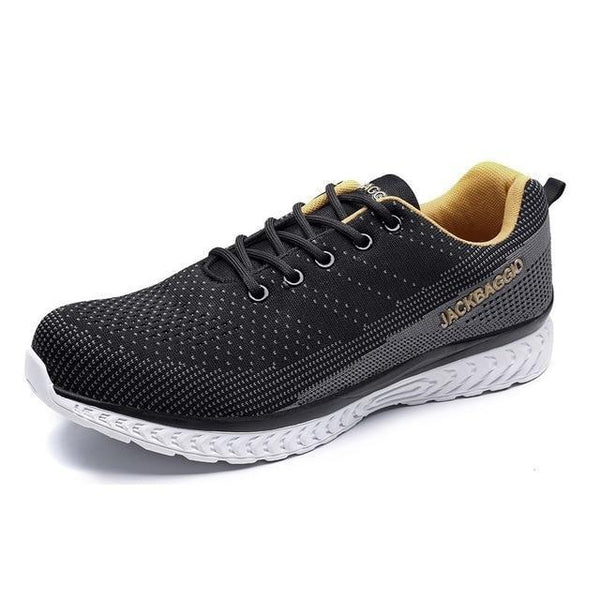 European Standard Steel Toe Head Men's Safety Shoes, Lightweight Breathable Men's Work Shoes,Non-slip Wearable EVA casual shoes