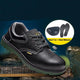 High Quality Work Safety Shoe Boots Anti-Slip Anti-Stab Work Boots Leather Steel Toe Cap And Midsole For Factory Contrusction