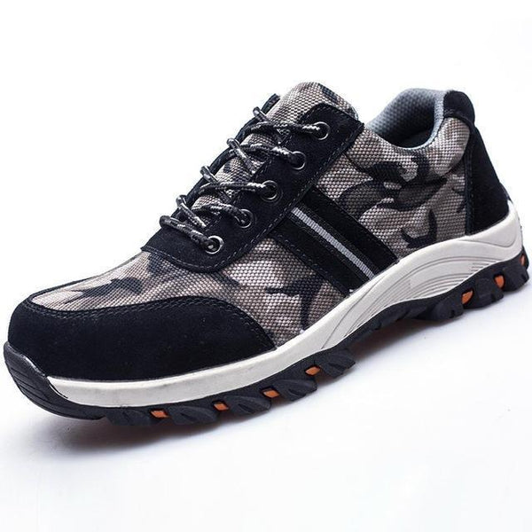 Camouflage Breathable Comfortable Construction Site Non-slip Adhesive shoes Sports, Casual Safety Unisex Shoes