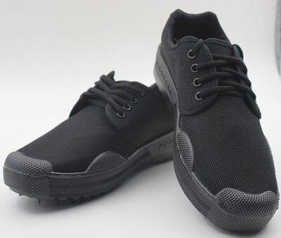 Lightweight Camouflage Safety Work Men Protective Shoes Thicken Toecap Canvas Rubber Sole Wear Resistant Construction Military