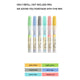 6Pcs/set Retractable Highlighters Refillable Pastel Highlighter Pen Fluorescence Markers for Journaling School Office Supplies