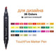 TOUCHFIVE Markers 30 40  80 168 Colors Dual Tips Alcohol Graphic Sketch Twin Marker Pen With Bookmark Manga Drawing Art Supplies