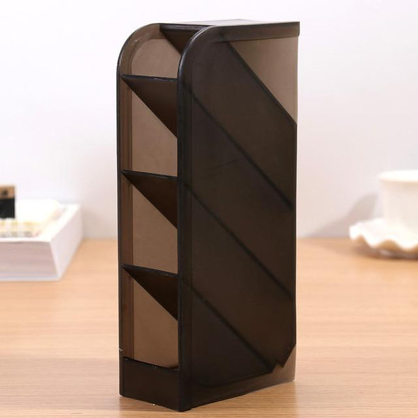 1PC Multi-Function 4 Grid Desktop Pen Holder Office School Storage Case Made By Eco-Friendly Desk Pen Pencil Organizer