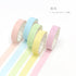 5pcs/lot Decorative Washi Tape Diy Rainbow Sticker Masking Paper Set For Diy Crafts Planners Scrapbooks Bullet Journals Cards