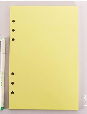 6-ring  transparent A6 A5 planner binder Spiral Personal Bullet Journal clear Shell