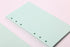 6-ring  transparent A6 A5 planner binder Spiral Personal Bullet Journal clear Shell