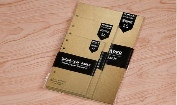 6-ring  transparent A6 A5 planner binder Spiral Personal Bullet Journal clear Shell