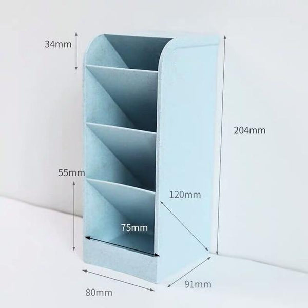 Sharkbang Kawaii Large Capacity Desk Pen Holder Pencil Makeup Storage Box Desktop Organizer Stand Case School Office Stationery