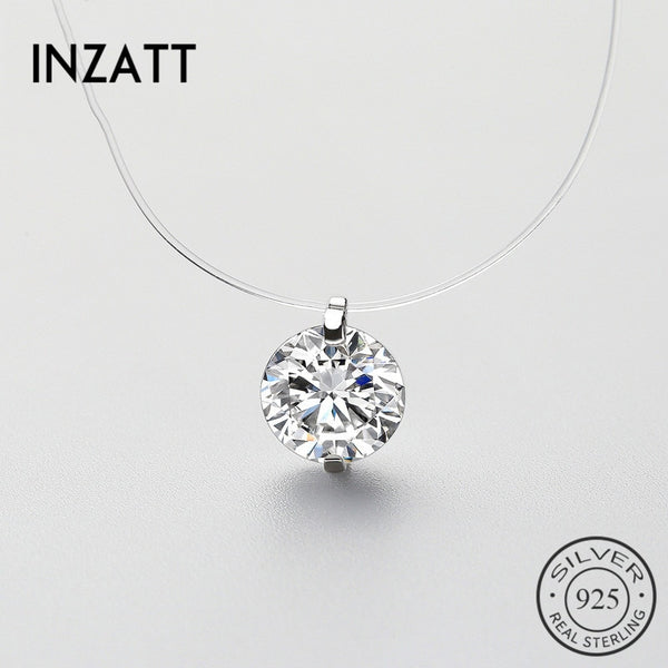 Zircon Crystal Pearl Pendant Necklace