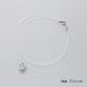 Zircon Crystal Pearl Pendant Necklace