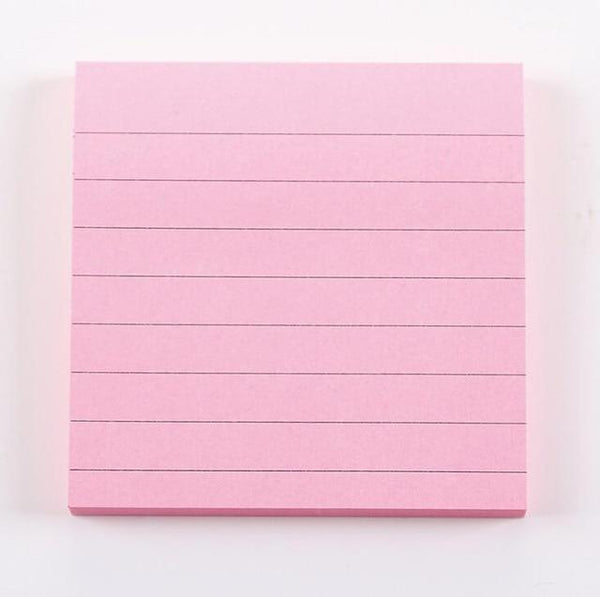 Blank Horizontal Grid Memo Pads Simple Scrapbook Sticker School Supplies Post Sticky Notes Office Stationery