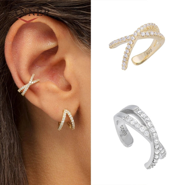 Charming Zircon Clip On Earrings