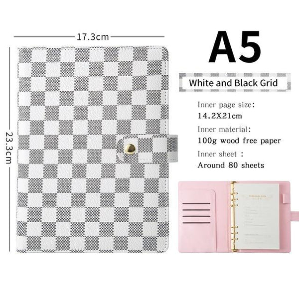 Amazon Hot selling A5 Designed Customized Gold ring binder agenda Journal Diary planner notebooks
