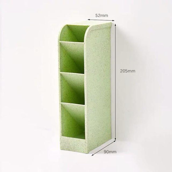Big Desk Organizer Pen Organizer Storage For Office School Home Supplies Translucent White Pen Storage Holder High Capacity