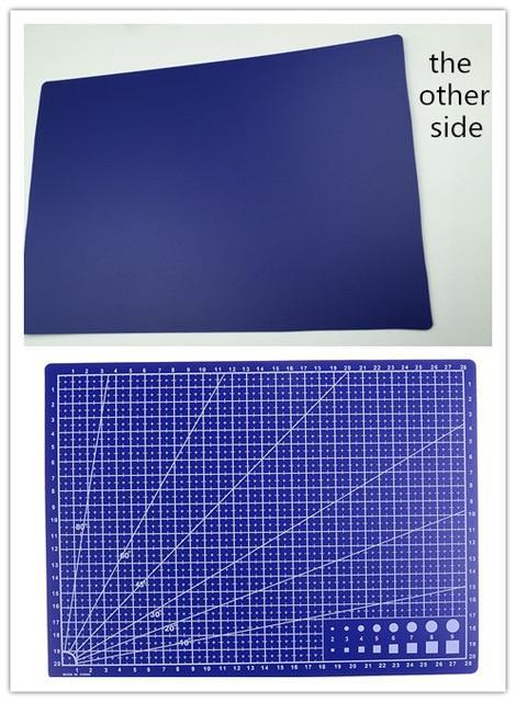 Double Sided Cutting Mat A4 Durable Cut Pad Patchwork Tool Handmade Cutting Plate Dark School Supplies 22x30cm