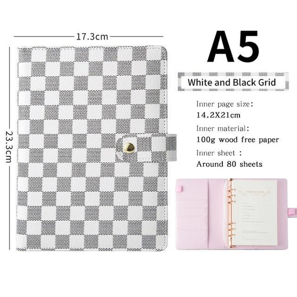 Amazon Hot selling A5 Designed Customized Gold ring binder agenda Journal Diary planner notebooks