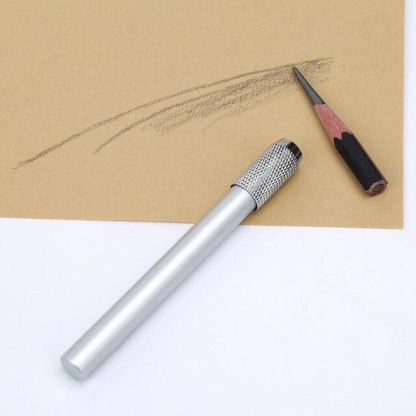 Metal Single-spiral Brush Pick up The Pen The Pencil Extender Art Crayons Extender Pencil Lengthened Fountain Pen Modern Round