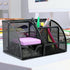 Metal Large Capacity Desk Pen Holder  for School Office Stationery Pencil Makeup Storage Box Desktop Organizer Stand Case
