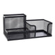 Creative Metal Pen Holder Pencil File Storage Rack 3 Grid Storage Box Desktop Stationery Organizer escritorio Office accessories