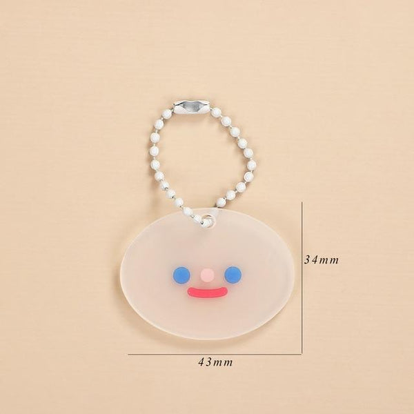 JIANWU Creative Cute Transparent 3 ring Mini Loose-leaf Hand Book Student Portable Notebook ring binder Kawaii School Supplies