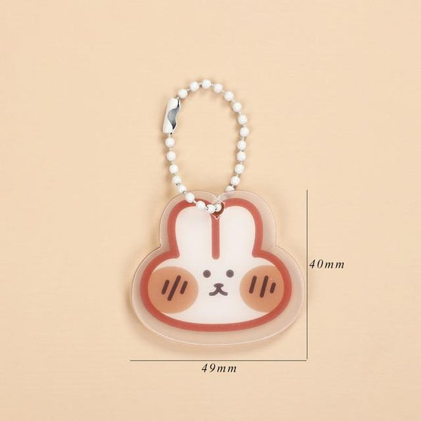 JIANWU Creative Cute Transparent 3 ring Mini Loose-leaf Hand Book Student Portable Notebook ring binder Kawaii School Supplies