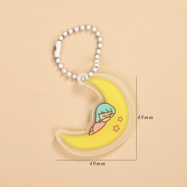 JIANWU Creative Cute Transparent 3 ring Mini Loose-leaf Hand Book Student Portable Notebook ring binder Kawaii School Supplies