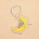 JIANWU Creative Cute Transparent 3 ring Mini Loose-leaf Hand Book Student Portable Notebook ring binder Kawaii School Supplies