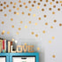2017 Hot Sale Stylish Gold Dots Wall Sticker Round Dot Pattern Decal Home Interior Decoration for Living Room Bedroom