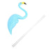 1Pcs PE Lifelike Artificial Flamingo Ornament For Home Garden Yard Lawn Art Christmas Wedding Ceremony Decoration