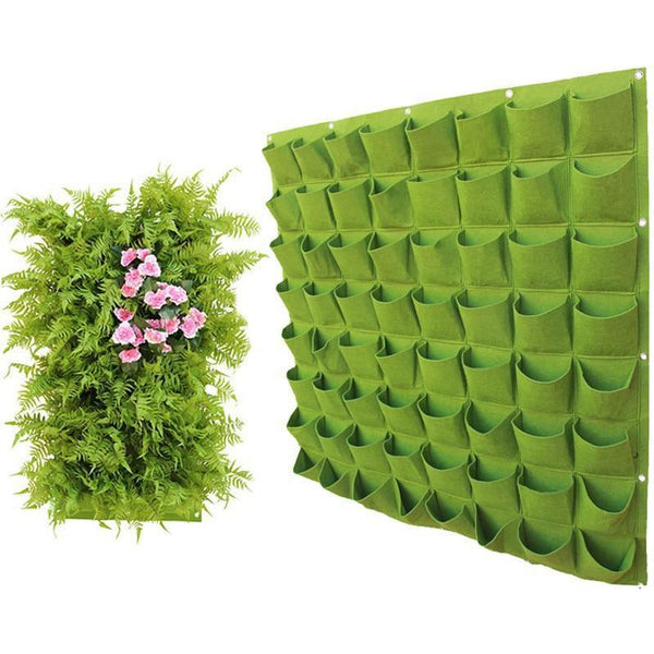 Wall Mount Hanging Planting Bags Home Supplies Multi Pockets DIY Grow Bag Planter Vertical Growing Vegetable Living Garden Bag