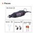 GOXAWEE Electric Drill Engraver Mini Drill Grinder Dremel Rotary Tool Kit With Dremel Accessories Drilling Machine Power Tool